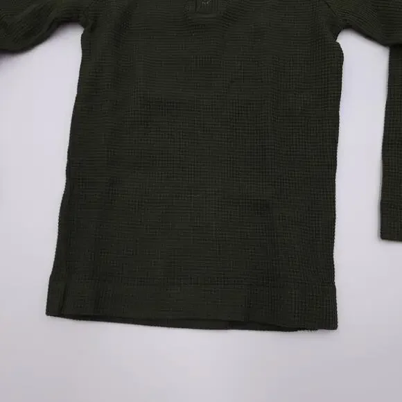 The Simple Folk The Waffle Top in Olive Size 18/24 Months - Picture 2 of 8